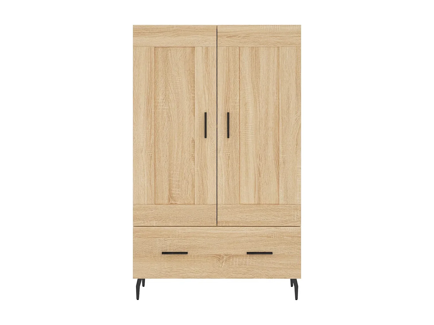 Buffet haut chêne sonoma 69,5x31x115 cm bois d'ingénierie