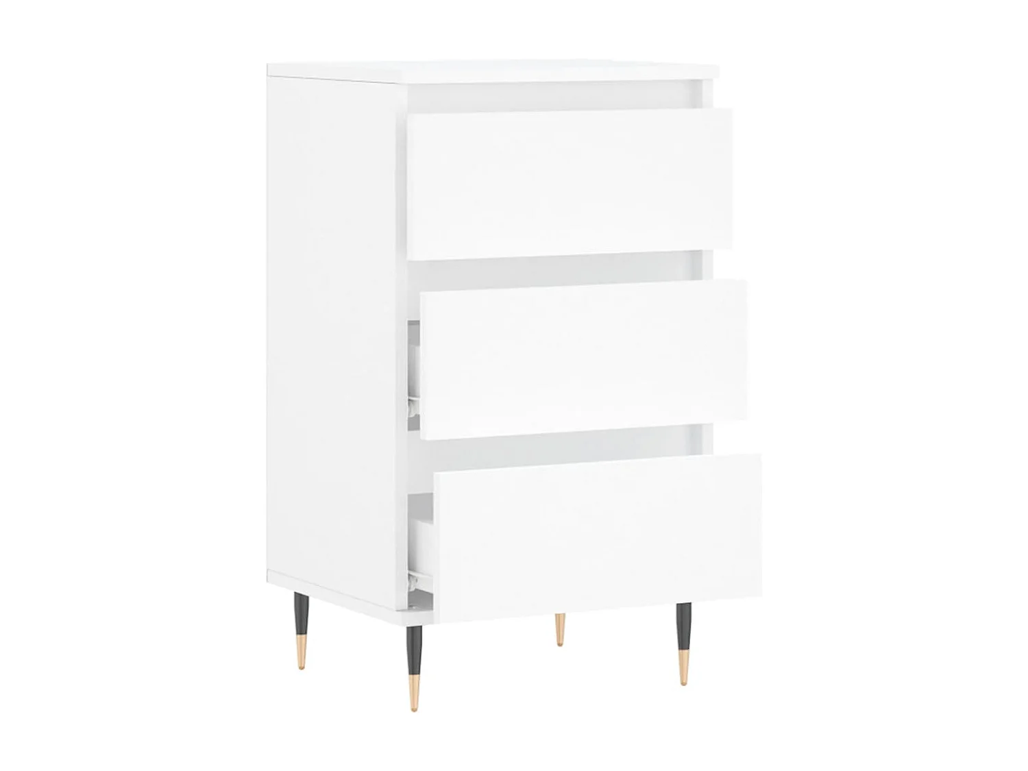 Buffet blanc 40x35x70 cm bois d’ingénierie