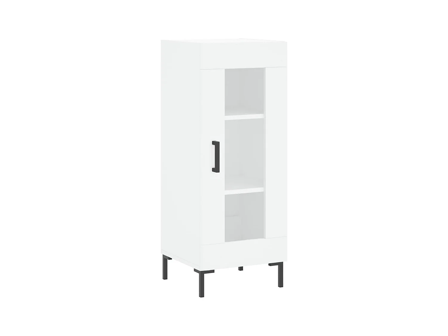 Buffet blanc 34,5x34x90 cm bois d'ingénierie