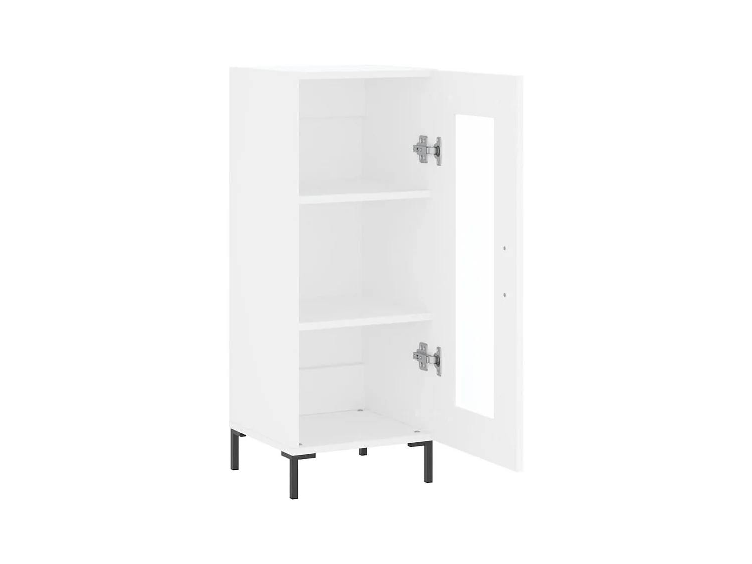 Buffet blanc 34,5x34x90 cm bois d'ingénierie