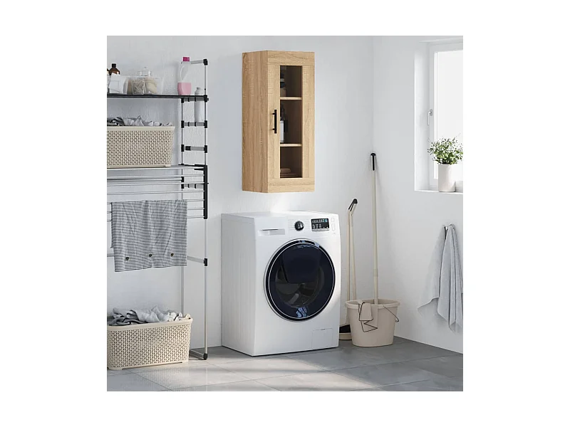 Sonoma eiken wandkast 34,5x34x90 cm