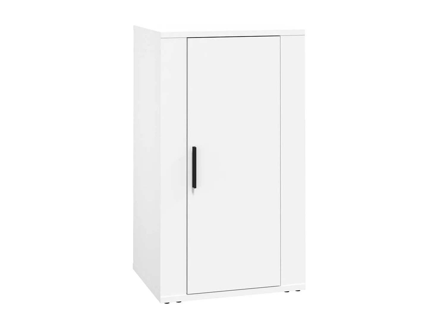 Credenza bianca 40x33x70 cm in legno ingegnerizzato