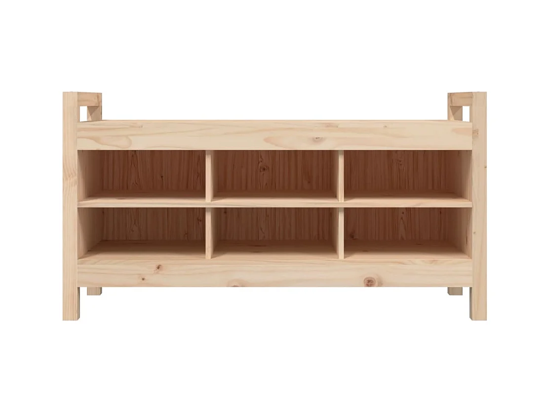 Banc d'entrée 110x40x60 cm Bois de pin massif