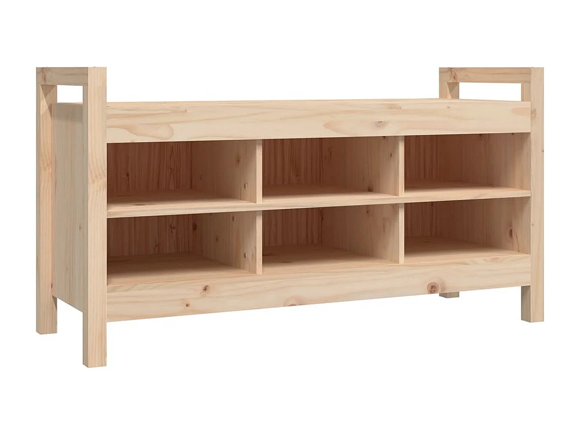 Banc d'entrée 110x40x60 cm Bois de pin massif
