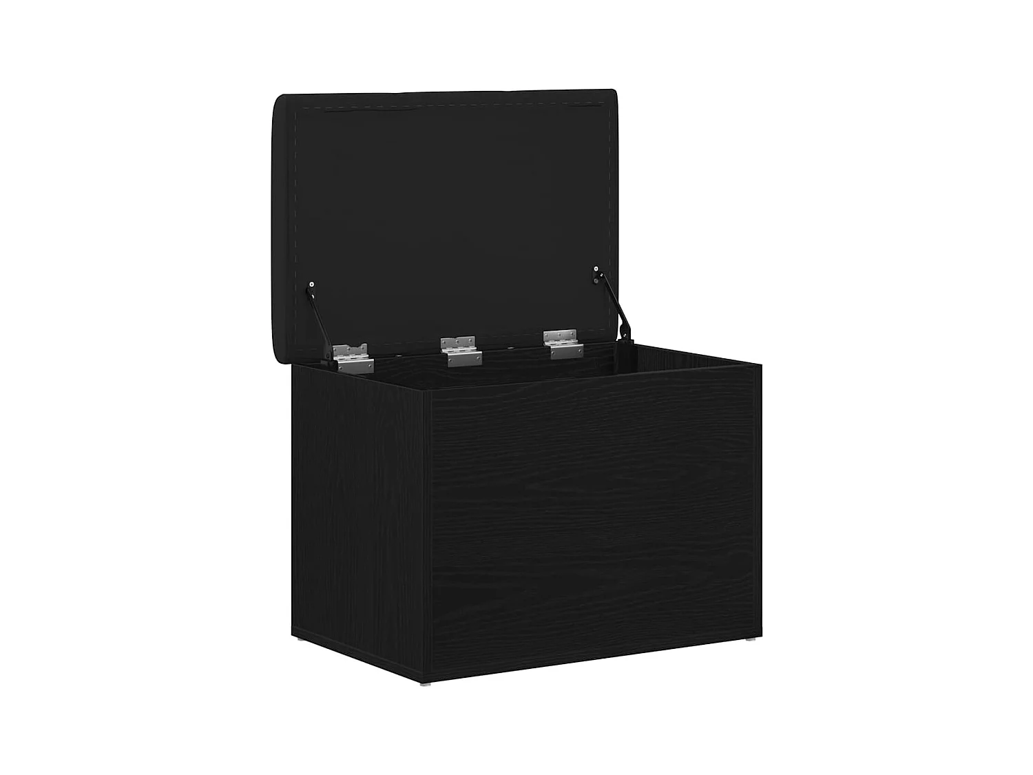 Banc de Rangement Chêne noir 62 x 42 x 45 cm Bois d'ingénierie