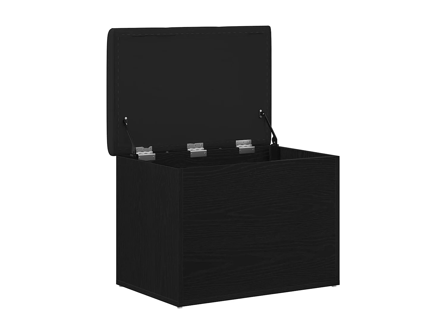 Banc de Rangement Chêne noir 62 x 42 x 45 cm Bois d'ingénierie