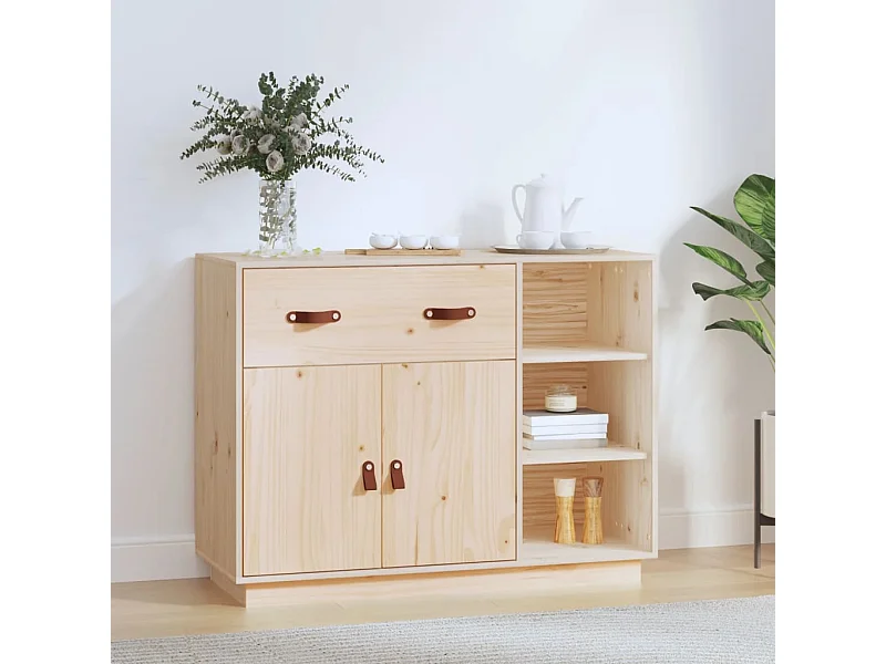 Buffet 98,5x40x75 cm Bois massif de pin