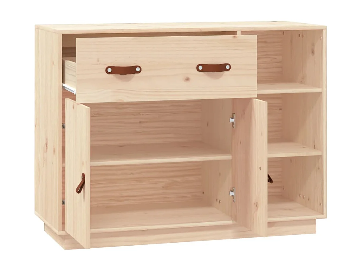 Buffet 98,5x40x75 cm Bois massif de pin