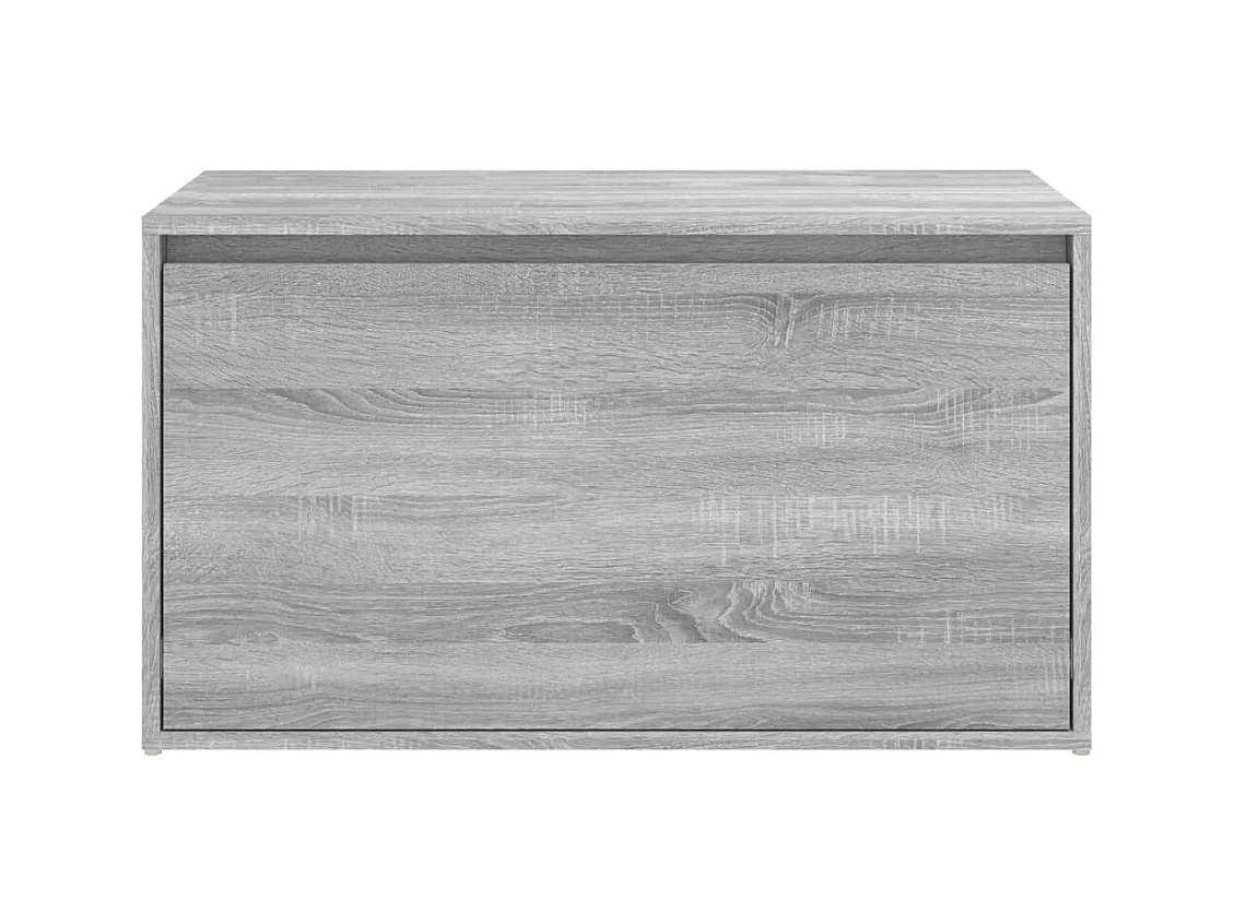 Flurbank 80x40x45 cm Sonoma grau Holzwerkstoff