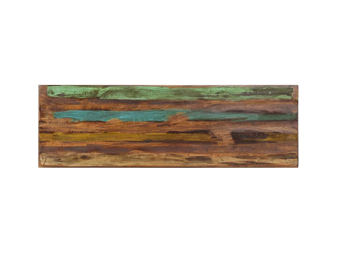 Bank 110 cm Massief gerecycled hout en staal