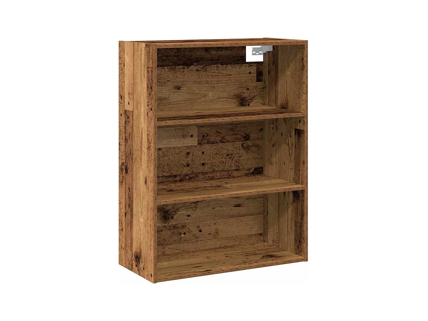 Credenza con pensile in legno vecchio, legno ingegnerizzato