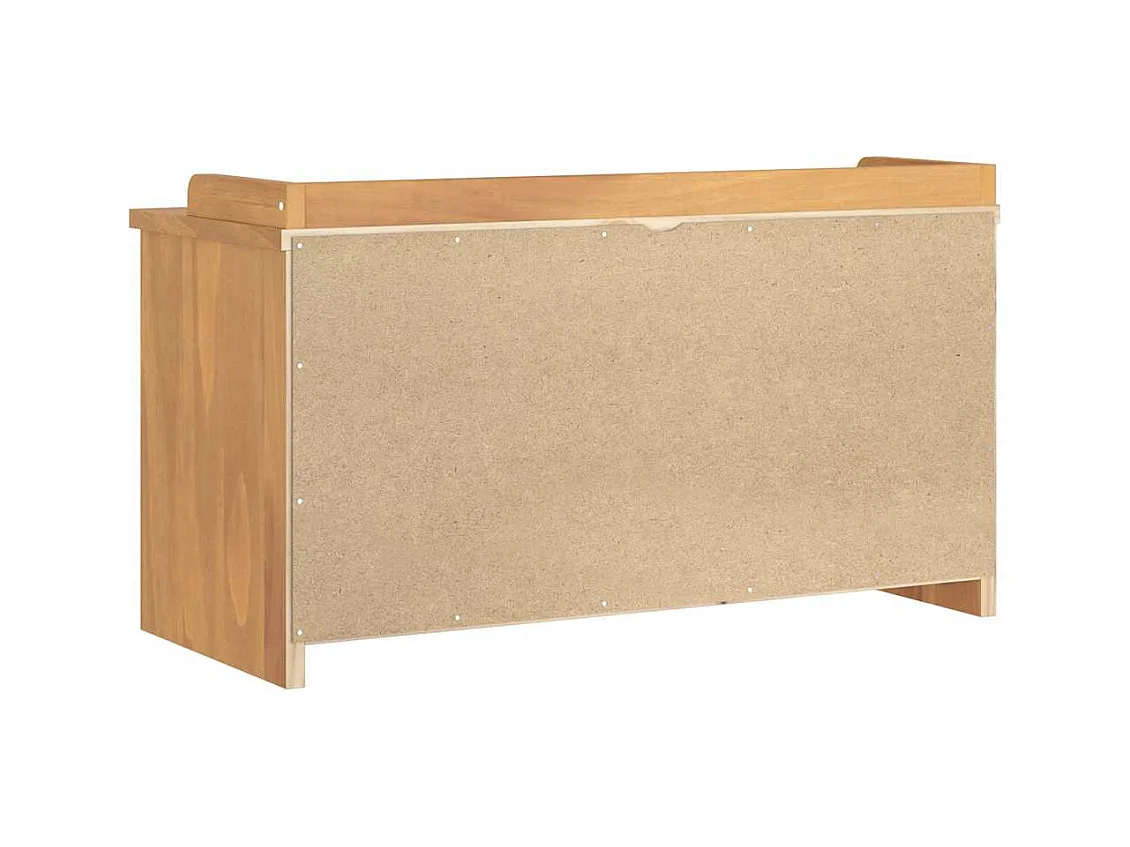 Banc de couloir SANDNES 87x40x50 cm bois de pin massif
