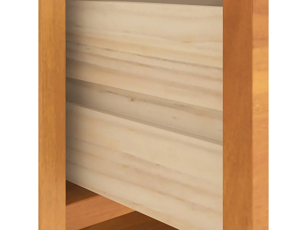 Banc de couloir SANDNES 87x40x50 cm bois de pin massif