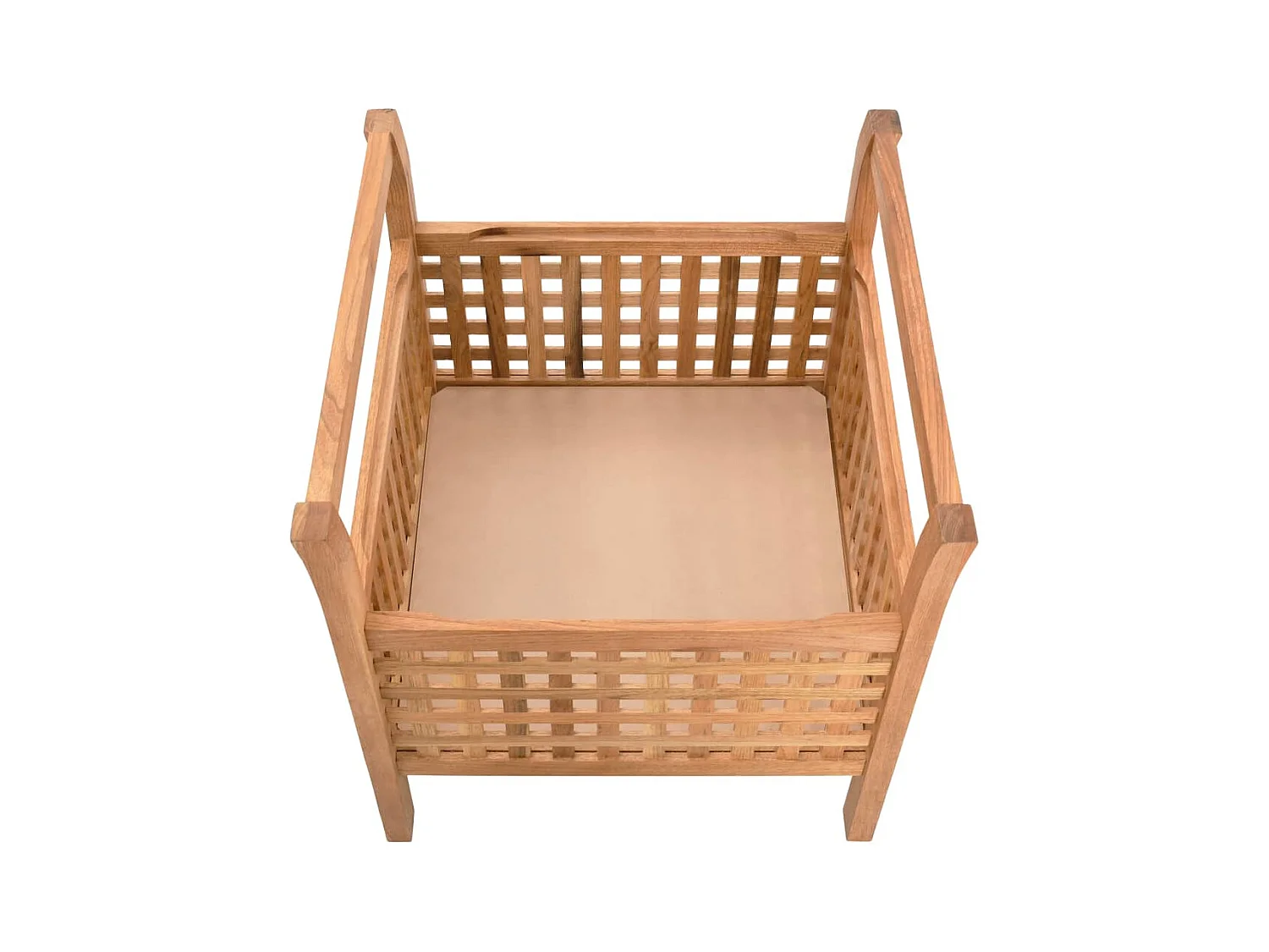 Banc de rangement 49x48x49 cm Bois de noyer massif
