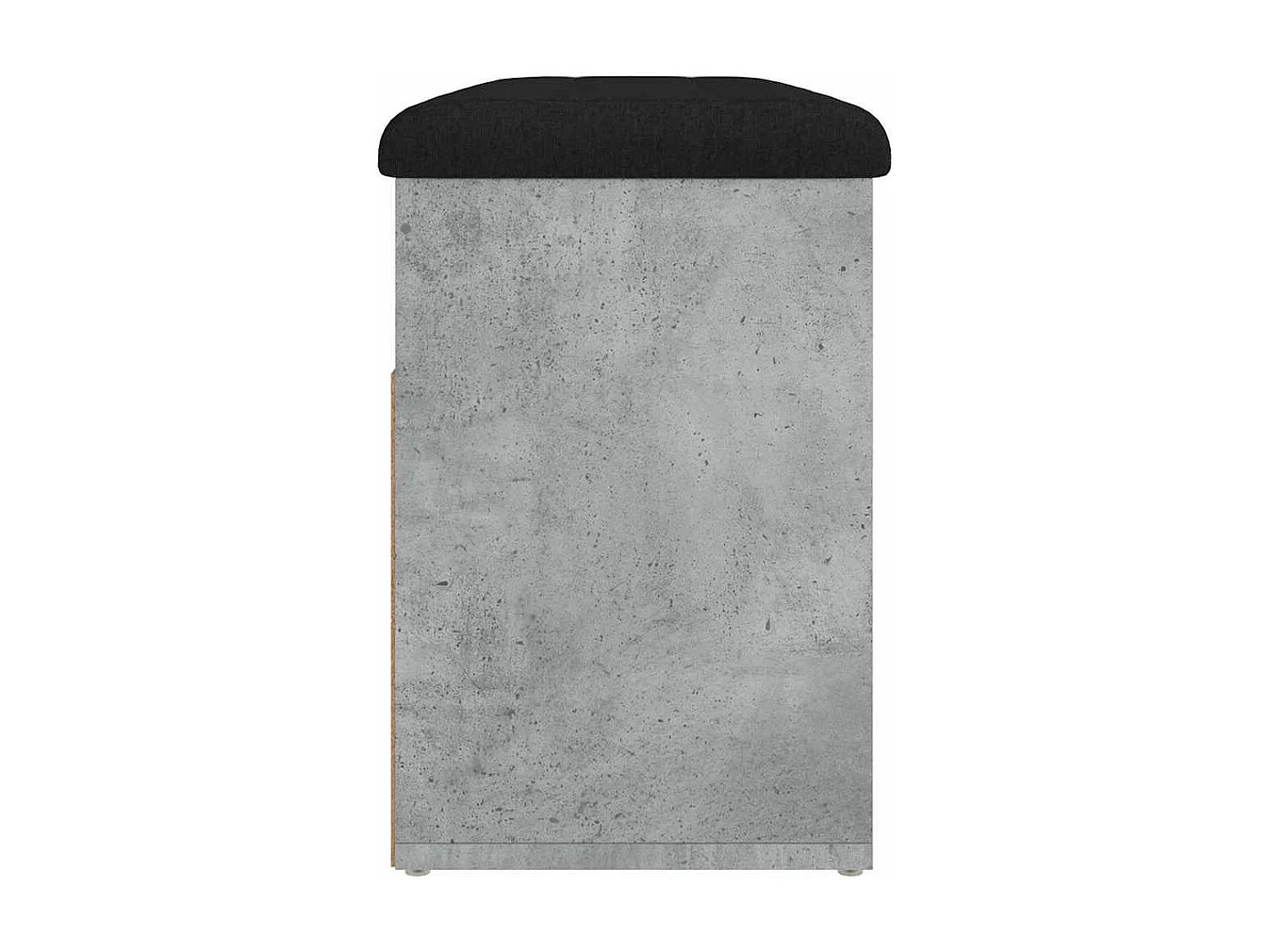 Betongraue Schuhbank 82x32x45,5 cm Holzwerkstoff