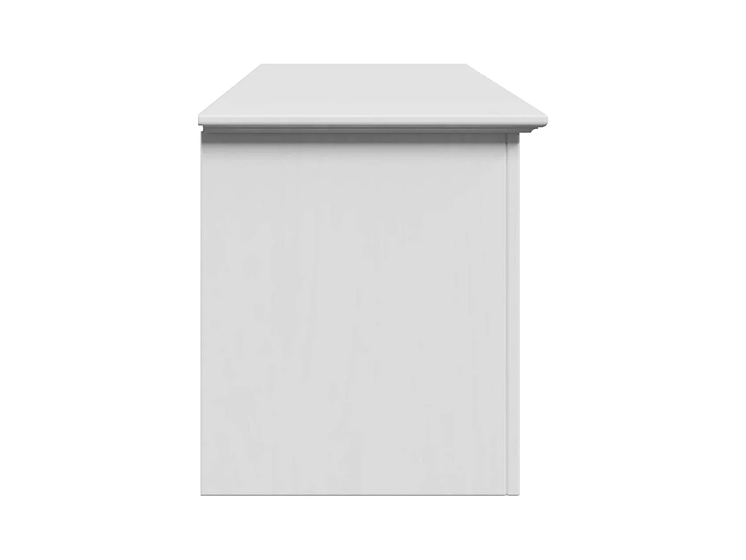 Panca da ingresso bianca BODO 114x40x45 cm