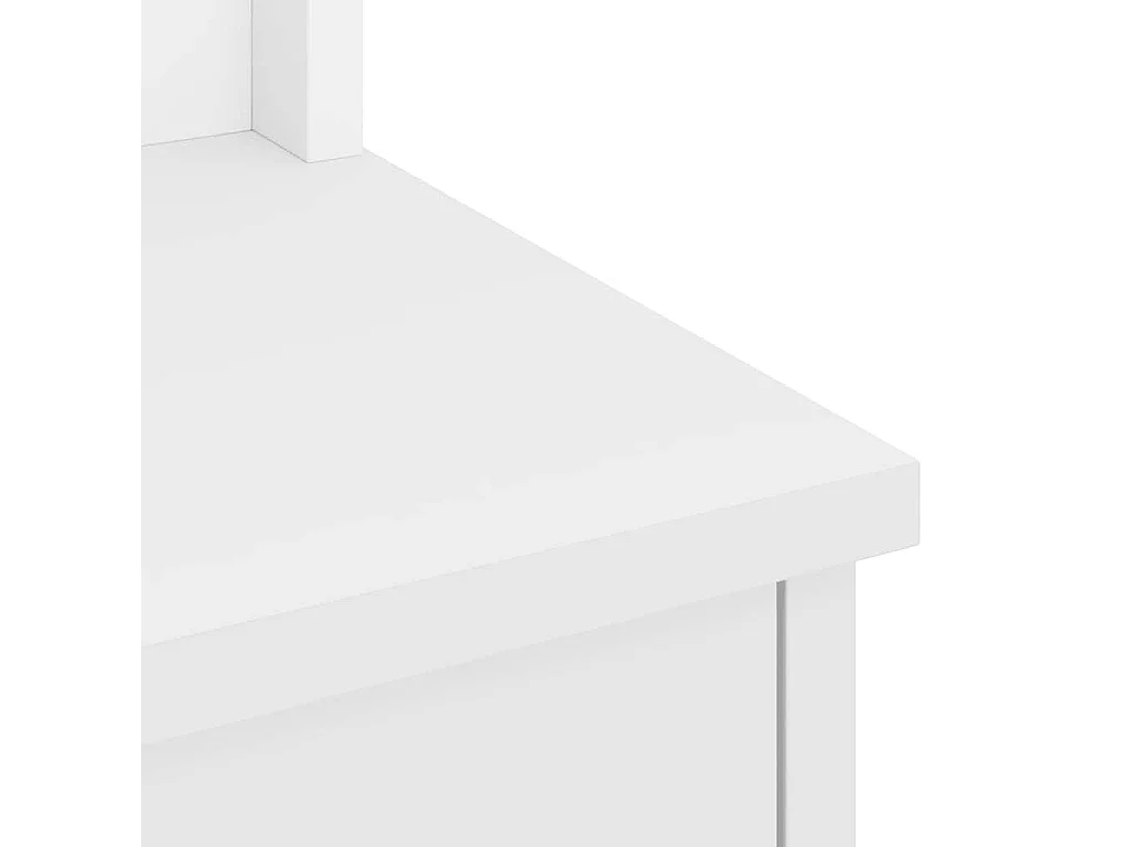 Appendiabiti bianco SANDNES 45x40x159,5 cm in legno massello di pino