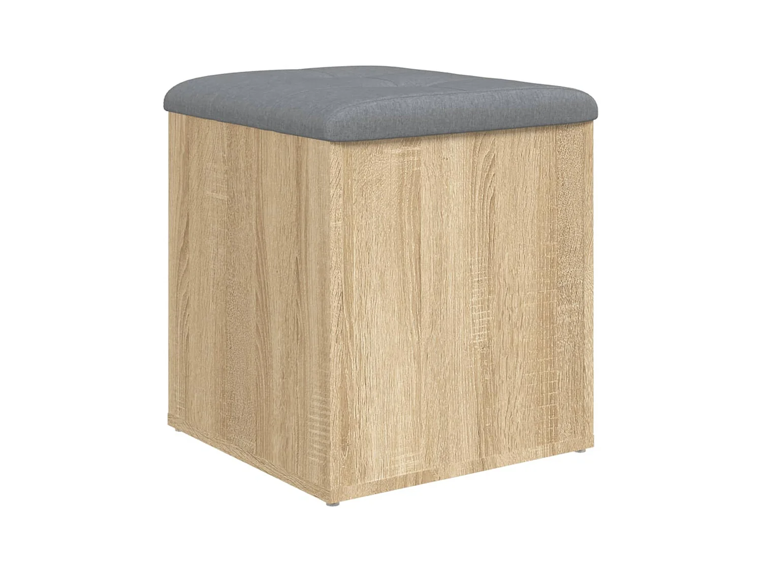 Panca contenitore in rovere Sonoma 42x42x45 cm in legno ingegnerizzato