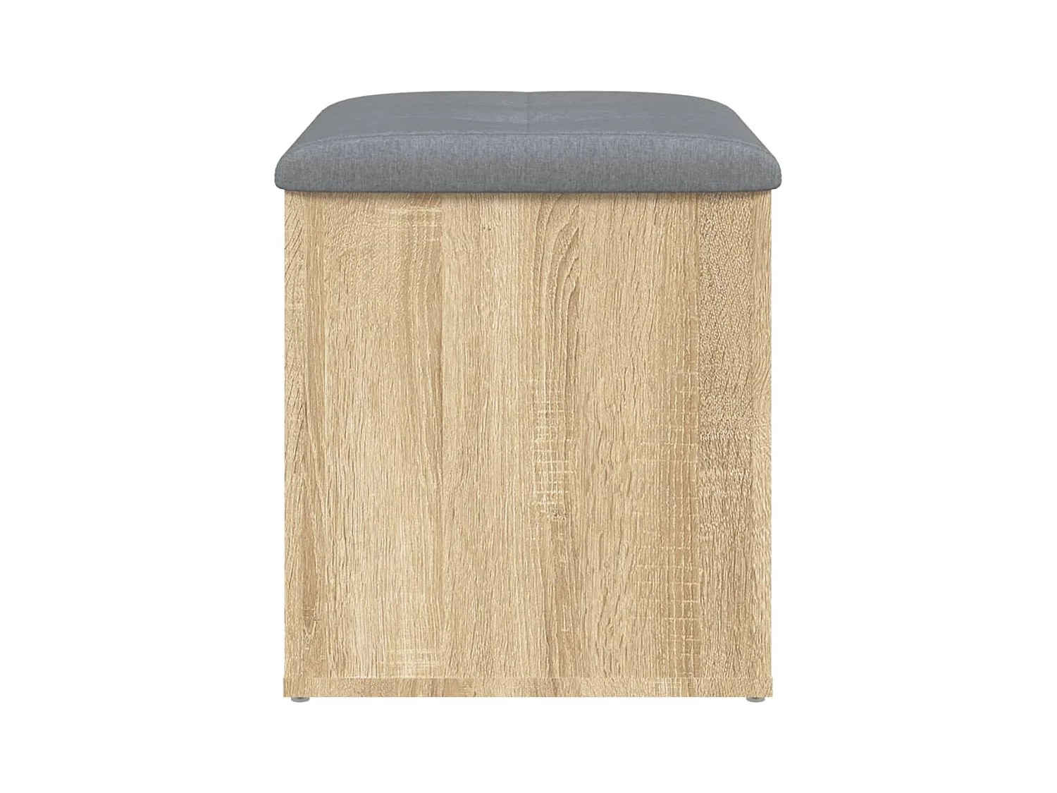 Panca contenitore in rovere Sonoma 42x42x45 cm in legno ingegnerizzato