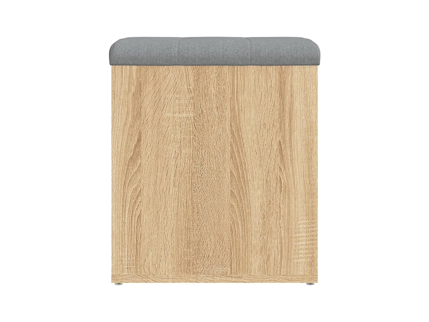 Panca contenitore in rovere Sonoma 42x42x45 cm in legno ingegnerizzato