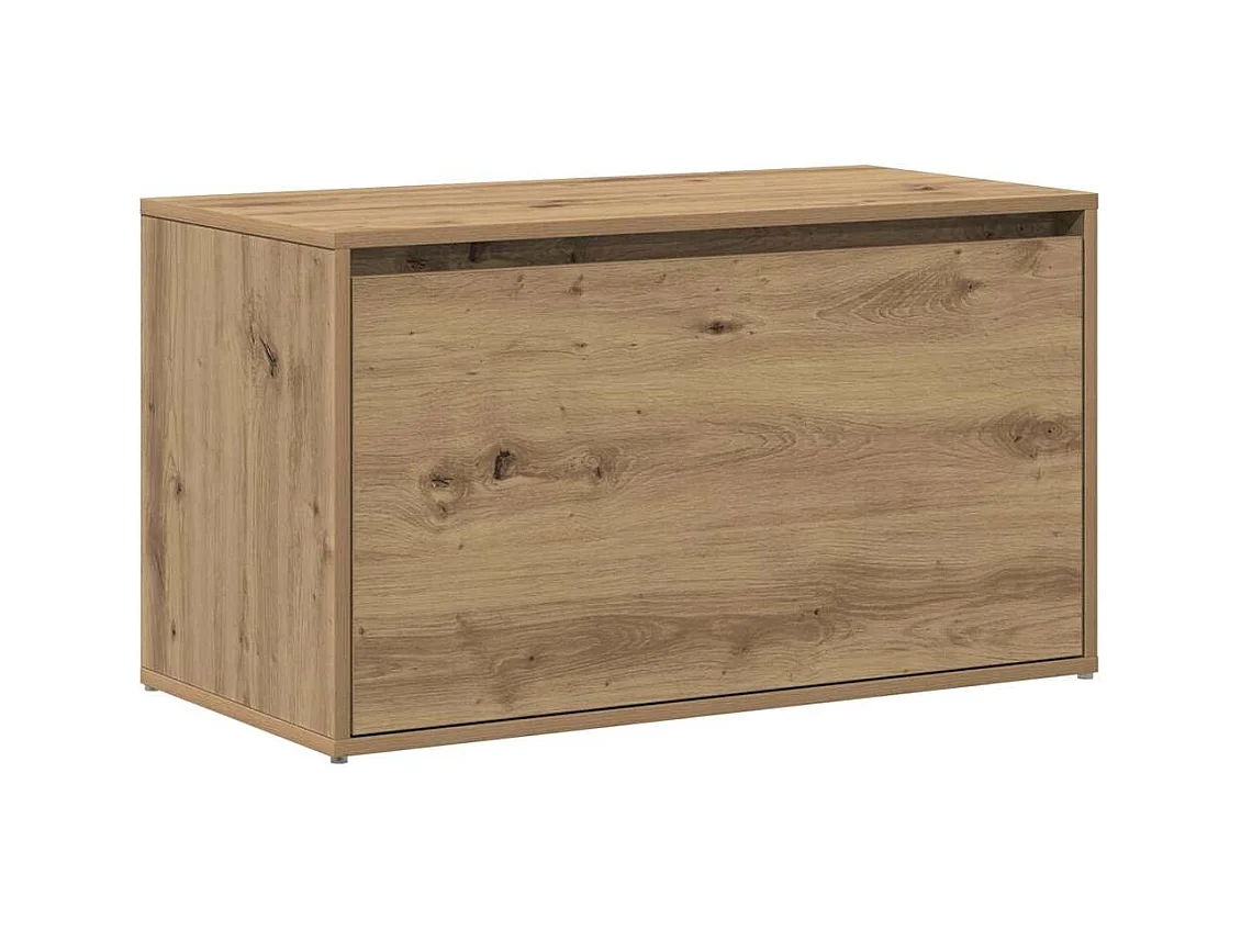 Banc d'entrée 80x40x45 cm chêne artisanal bois d'ingénierie