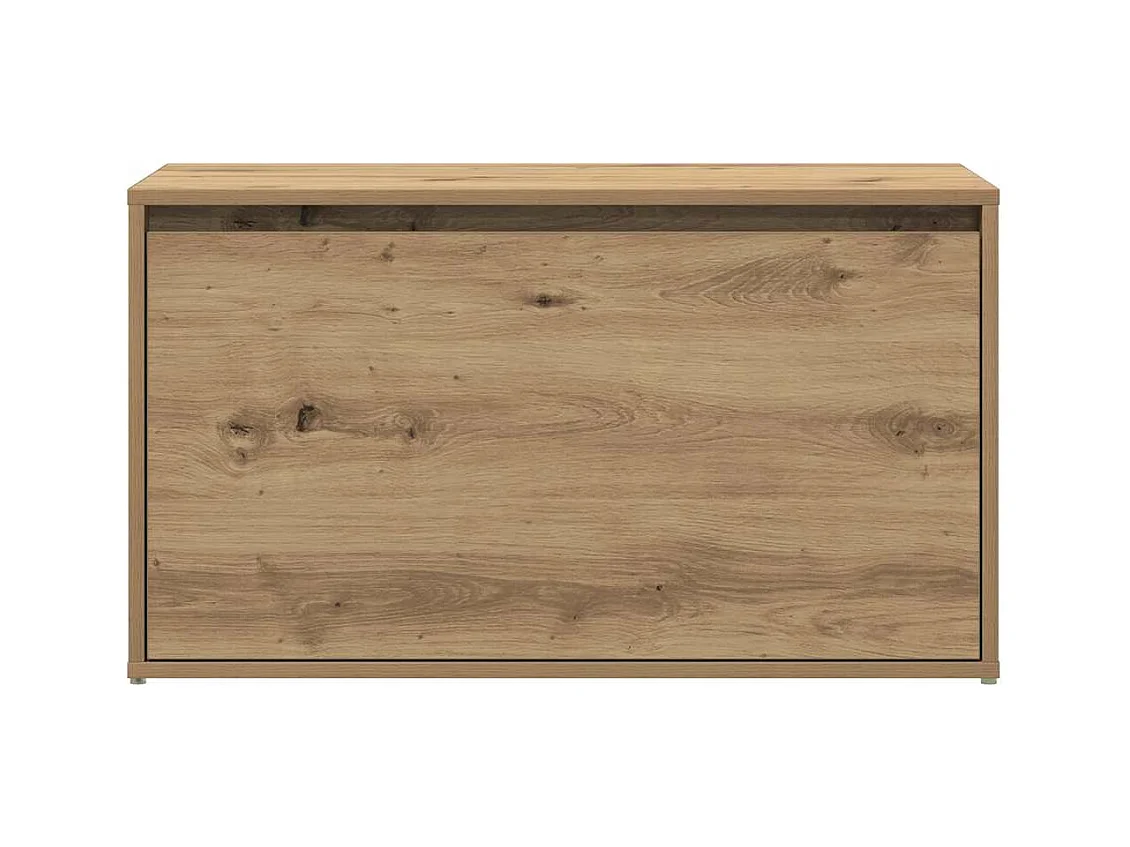 Banc d'entrée 80x40x45 cm chêne artisanal bois d'ingénierie