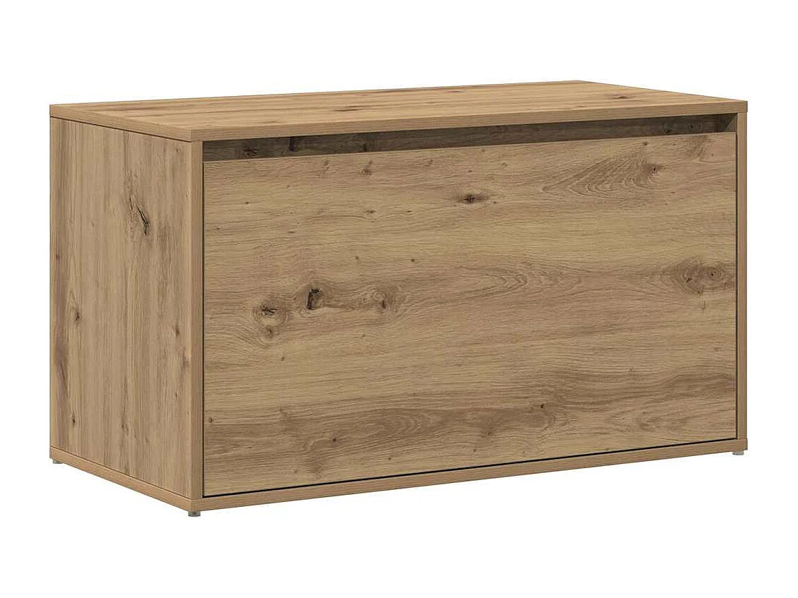 Banc d'entrée 80x40x45 cm chêne artisanal bois d'ingénierie