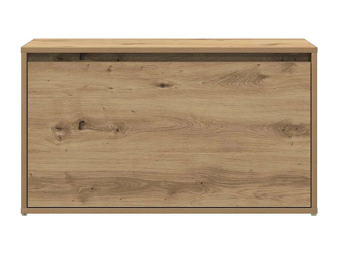 Banc d'entrée 80x40x45 cm chêne artisanal bois d'ingénierie