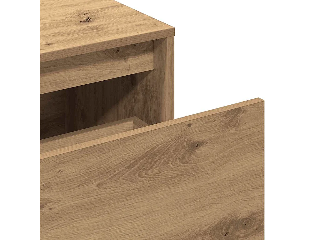 Banc d'entrée 80x40x45 cm chêne artisanal bois d'ingénierie