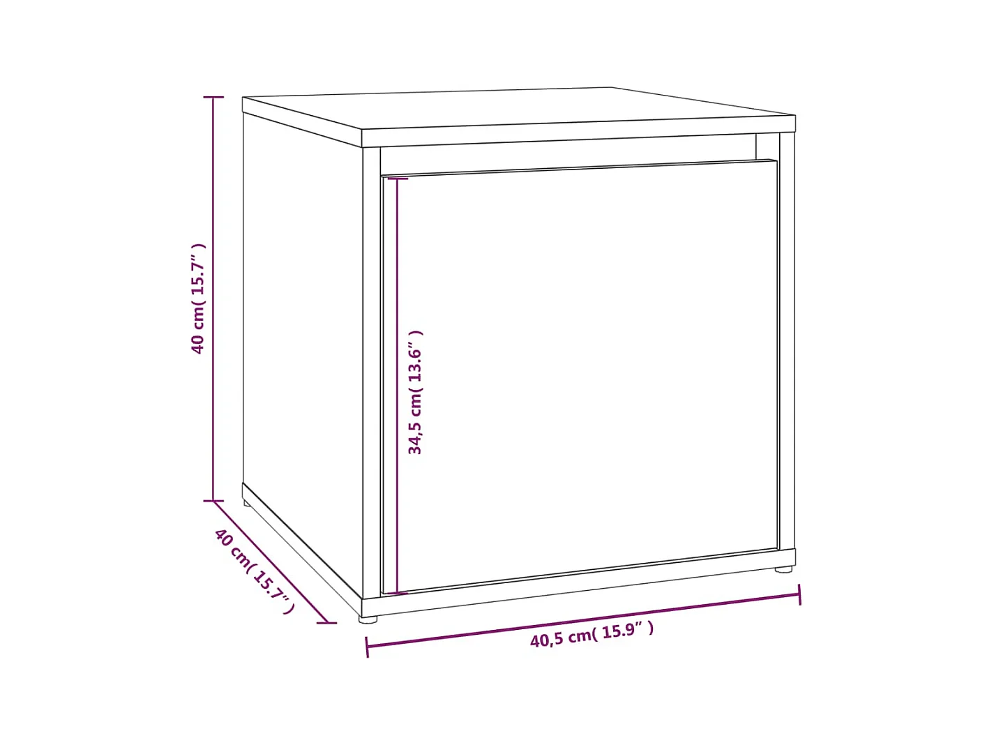 Ensemble de meubles de couloir Chêne marron Bois d'ingénierie