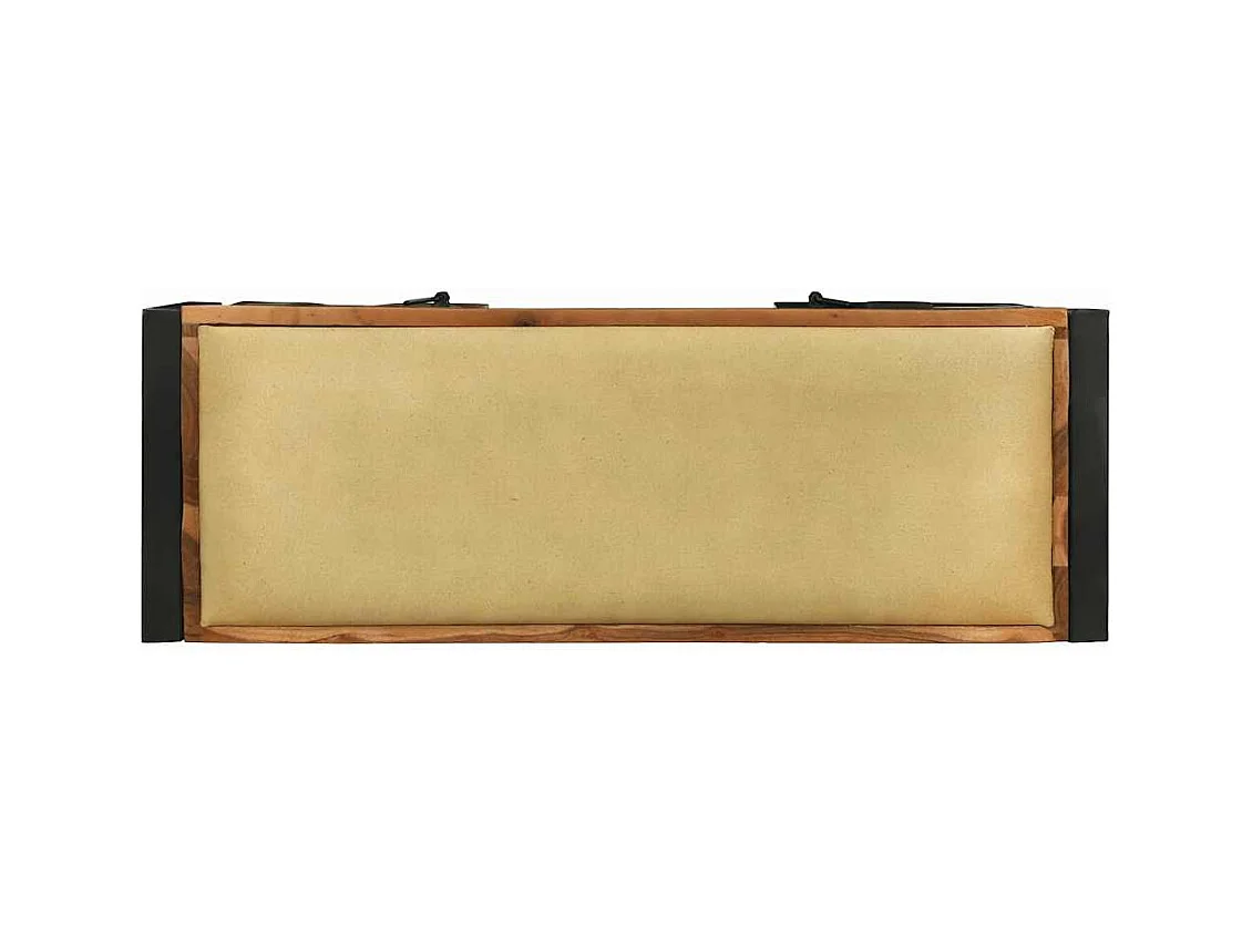 Banc de rangement Multicolore Bois massif de récupération