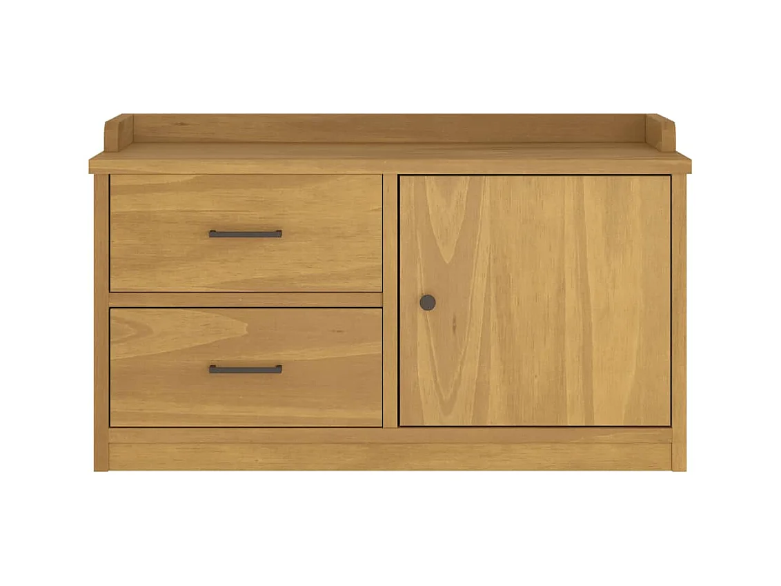 Banc de couloir SANDNES 87x40x50 cm bois de pin massif