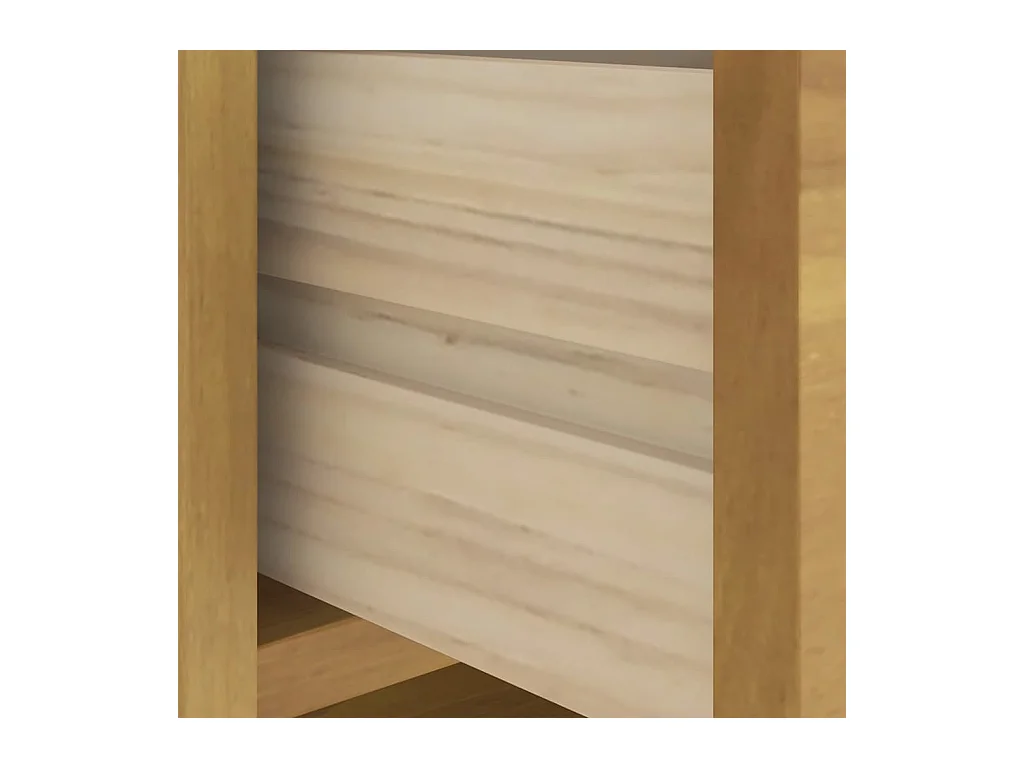 Banc de couloir SANDNES 87x40x50 cm bois de pin massif