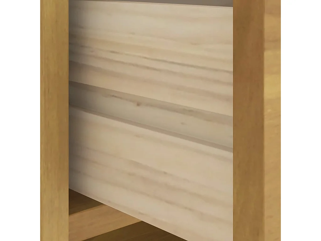 Banc de couloir SANDNES 87x40x50 cm bois de pin massif