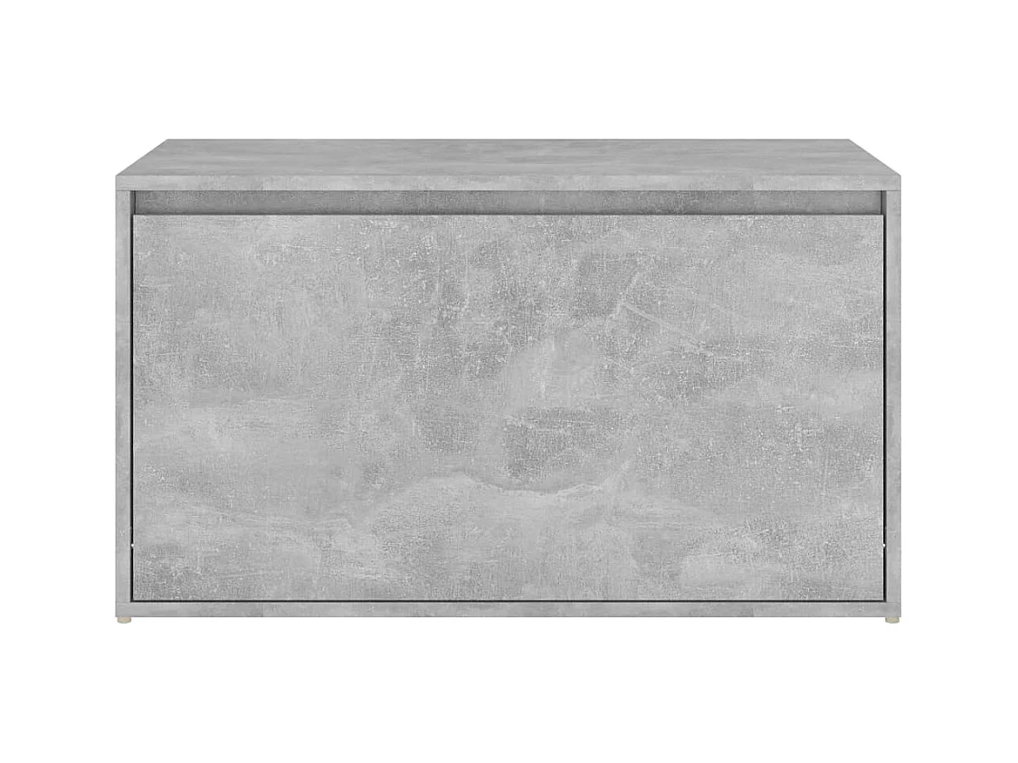Panca d'ingresso 80x40x45 cm Grigio cemento Legno ingegnerizzato