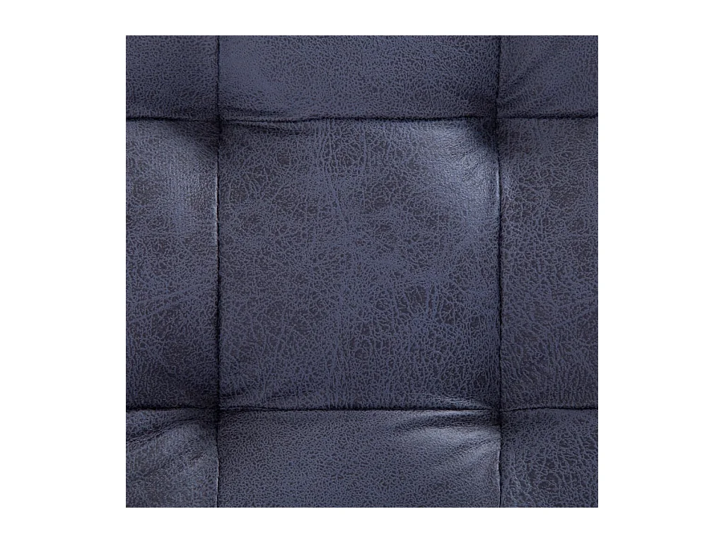 Aufbewahrungshocker 87,5 cm Graues Wildlederimitat