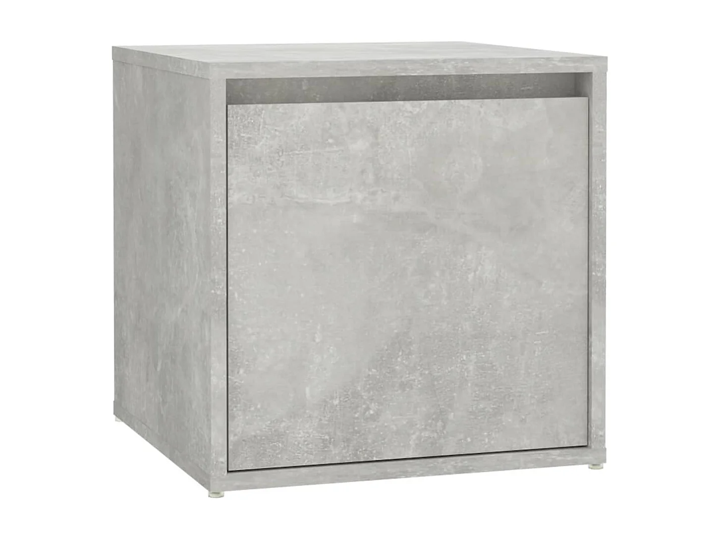 Set di mobili per corridoio grigio cemento in legno ingegnerizzato