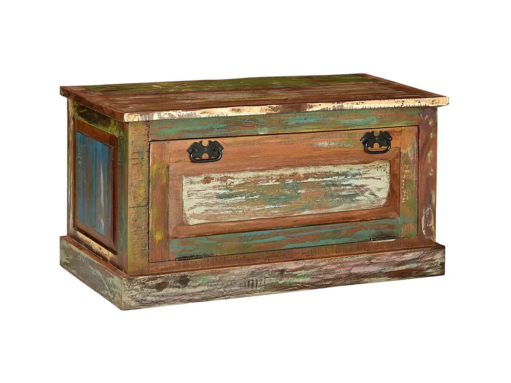 Banc de rangement de chaussures Bois de récupération