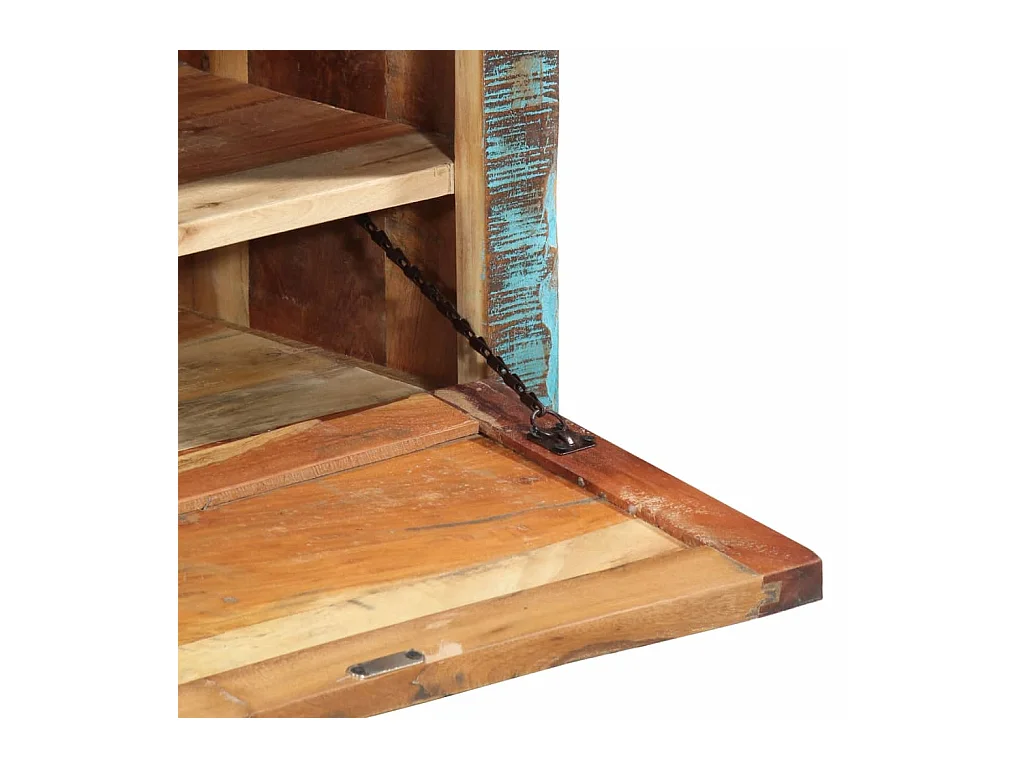 Banc de rangement de chaussures Bois de récupération