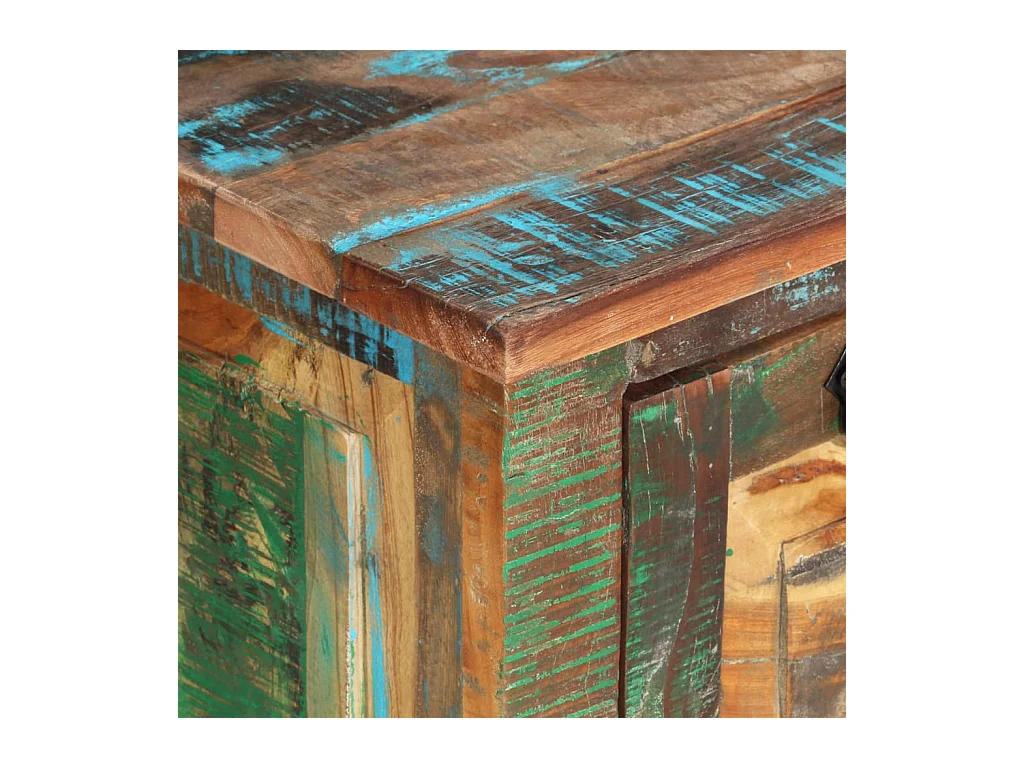 Banc de rangement de chaussures Bois de récupération