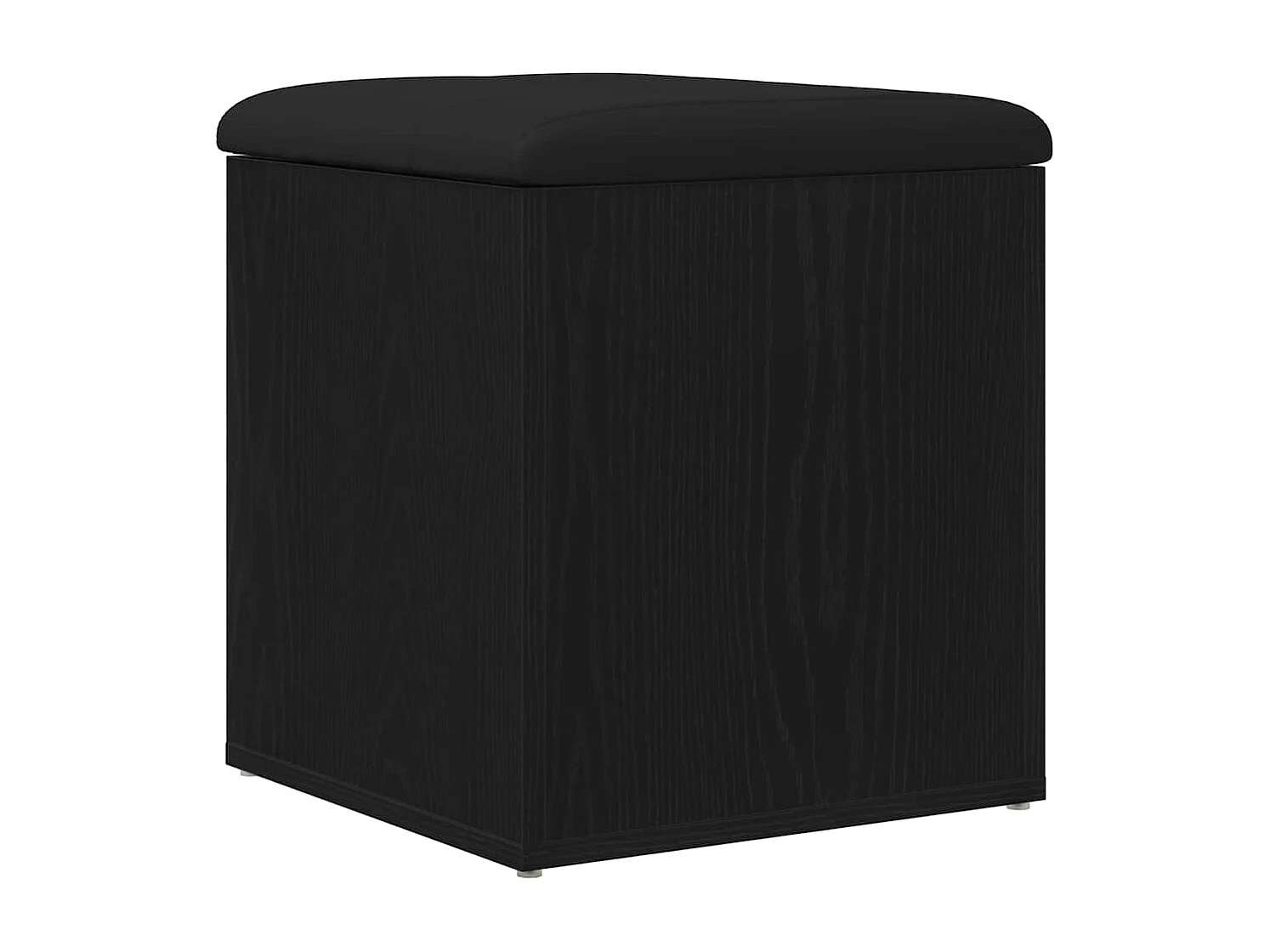 Banc de Rangement Chêne noir 42 x 42 x 45 cm Bois d'ingénierie