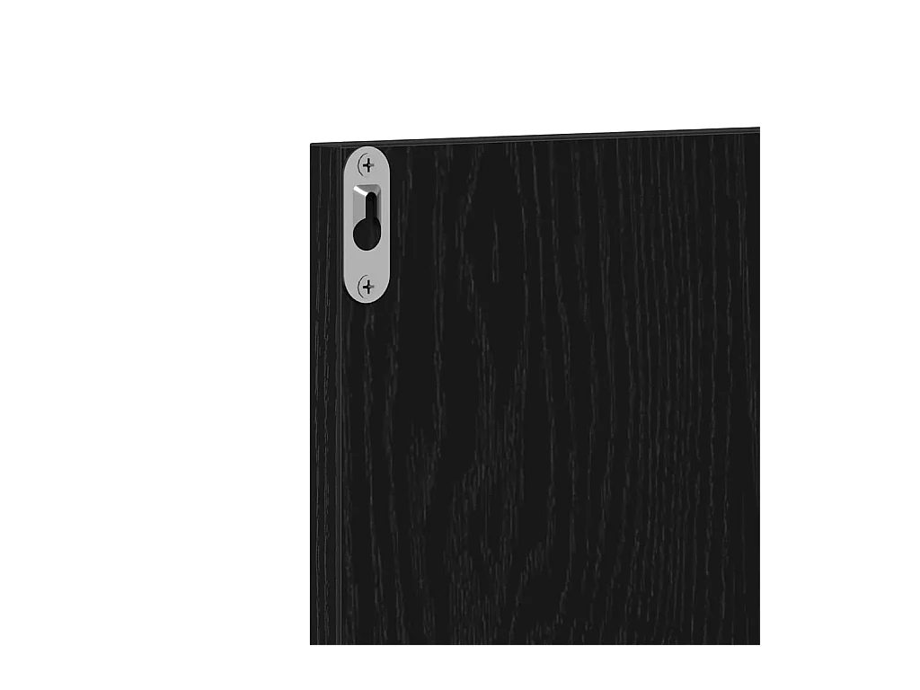 Set de meubles de couloir 4 pcs Chêne noir 80 x 30,5 x 40 cm