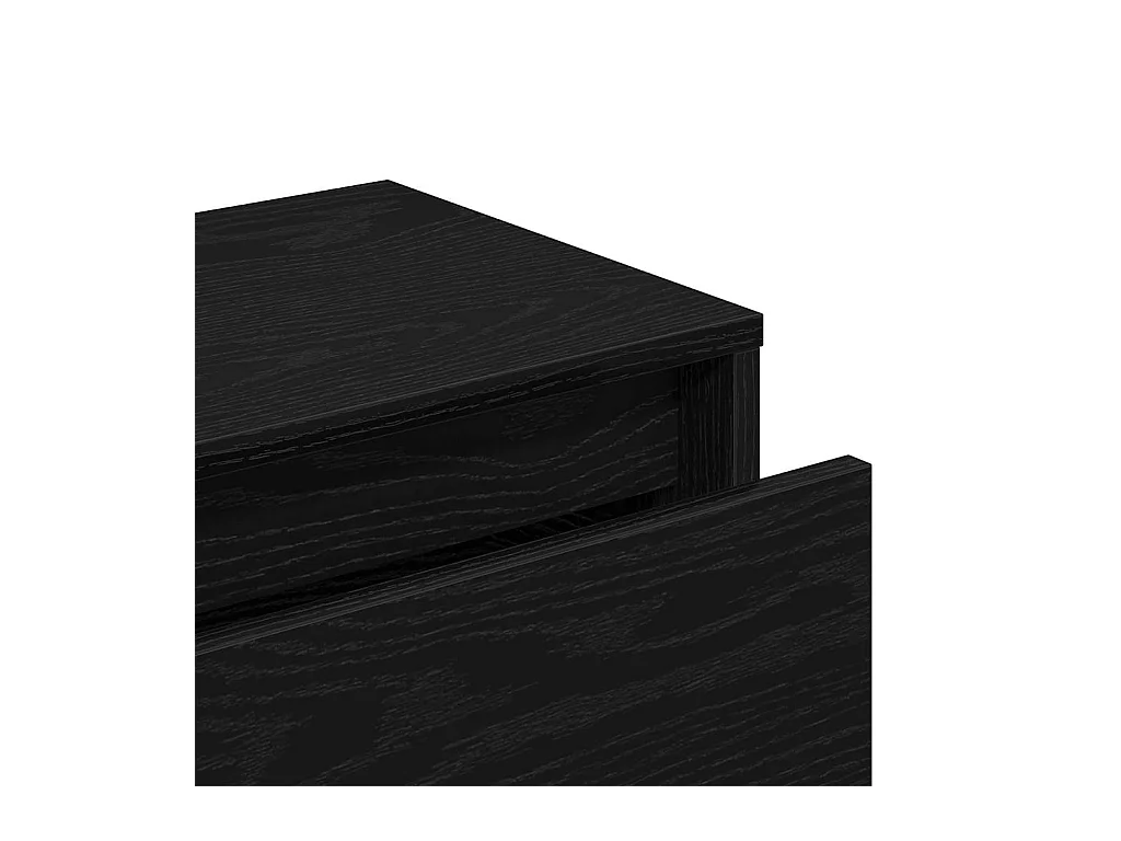 Set de meubles de couloir 4 pcs Chêne noir 80 x 30,5 x 40 cm