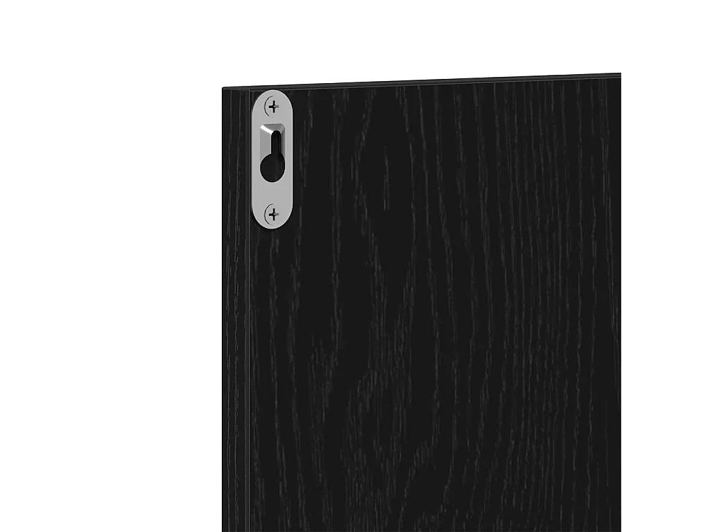 Set de meubles de couloir 4 pcs Chêne noir 80 x 30,5 x 40 cm