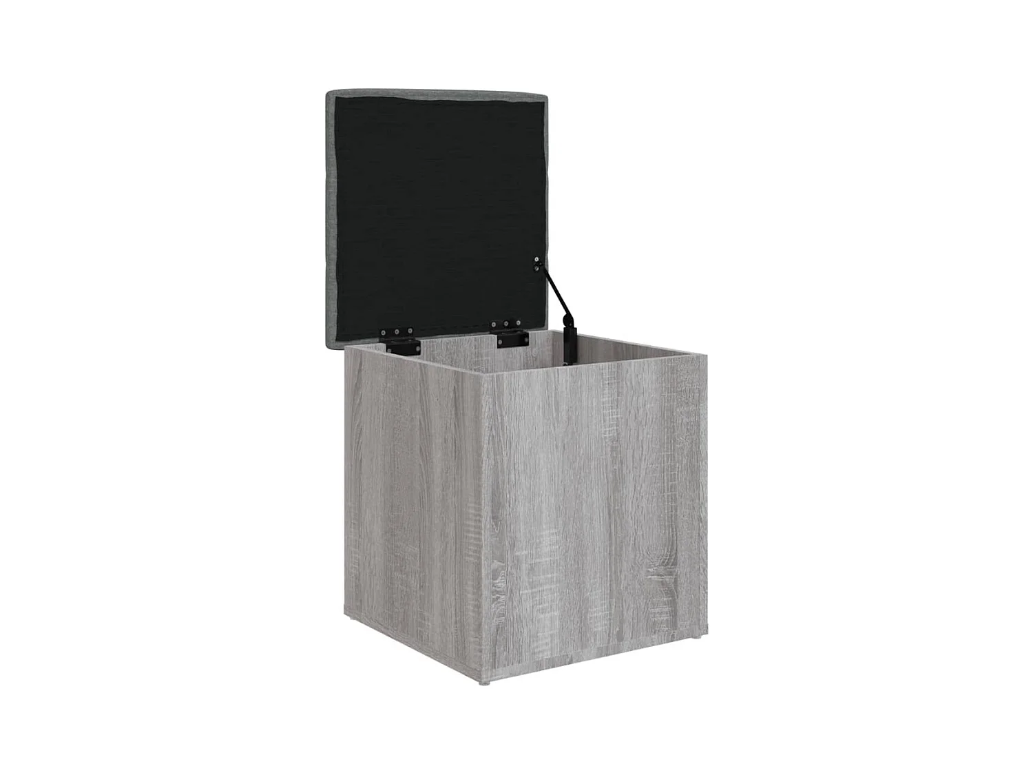 Sonoma graue Aufbewahrungsbank 42x42x45 cm Holzwerkstoff