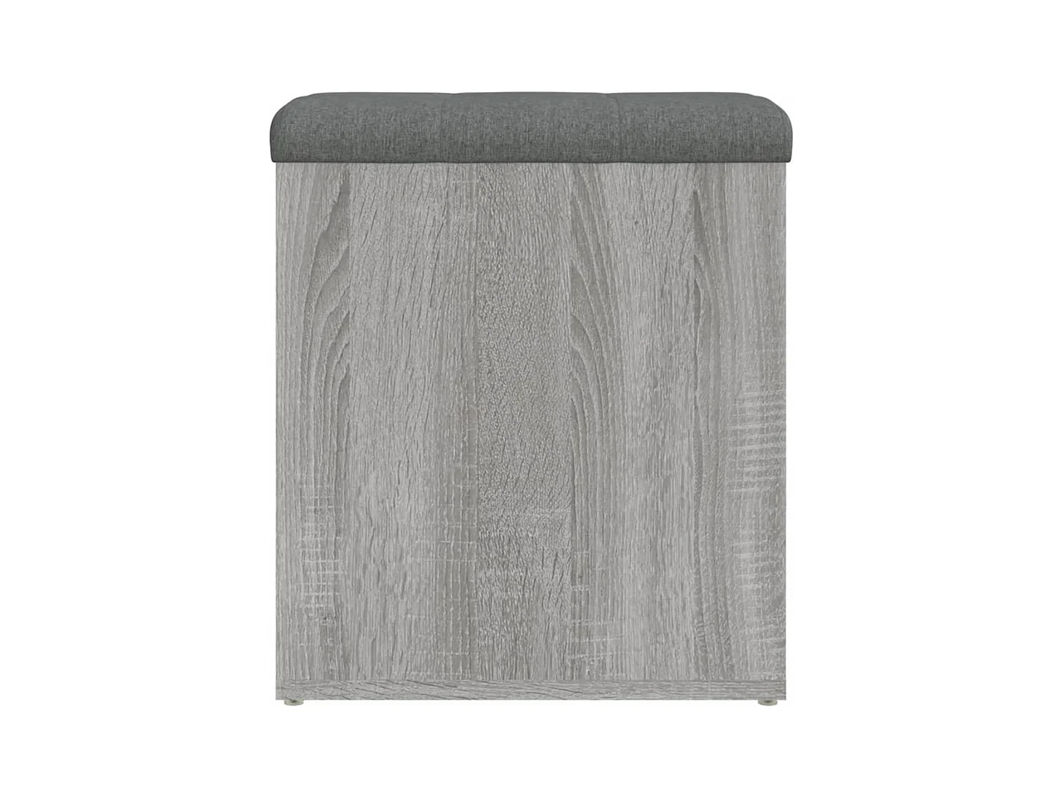 Sonoma graue Aufbewahrungsbank 42x42x45 cm Holzwerkstoff