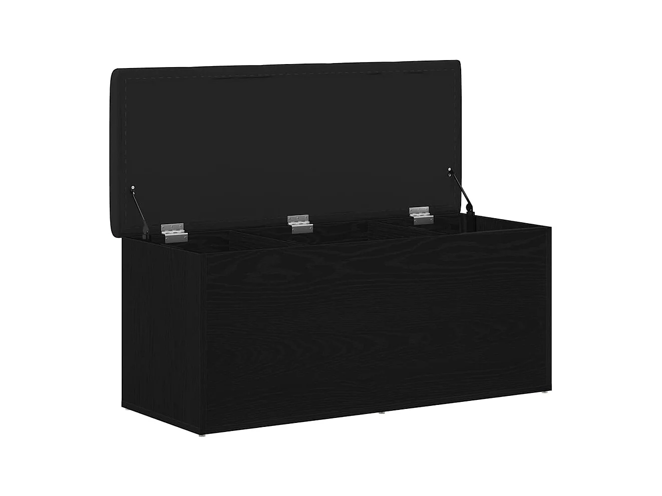 Banc de Rangement Chêne noir 102 x 42 x 45 cm Bois d'ingénierie