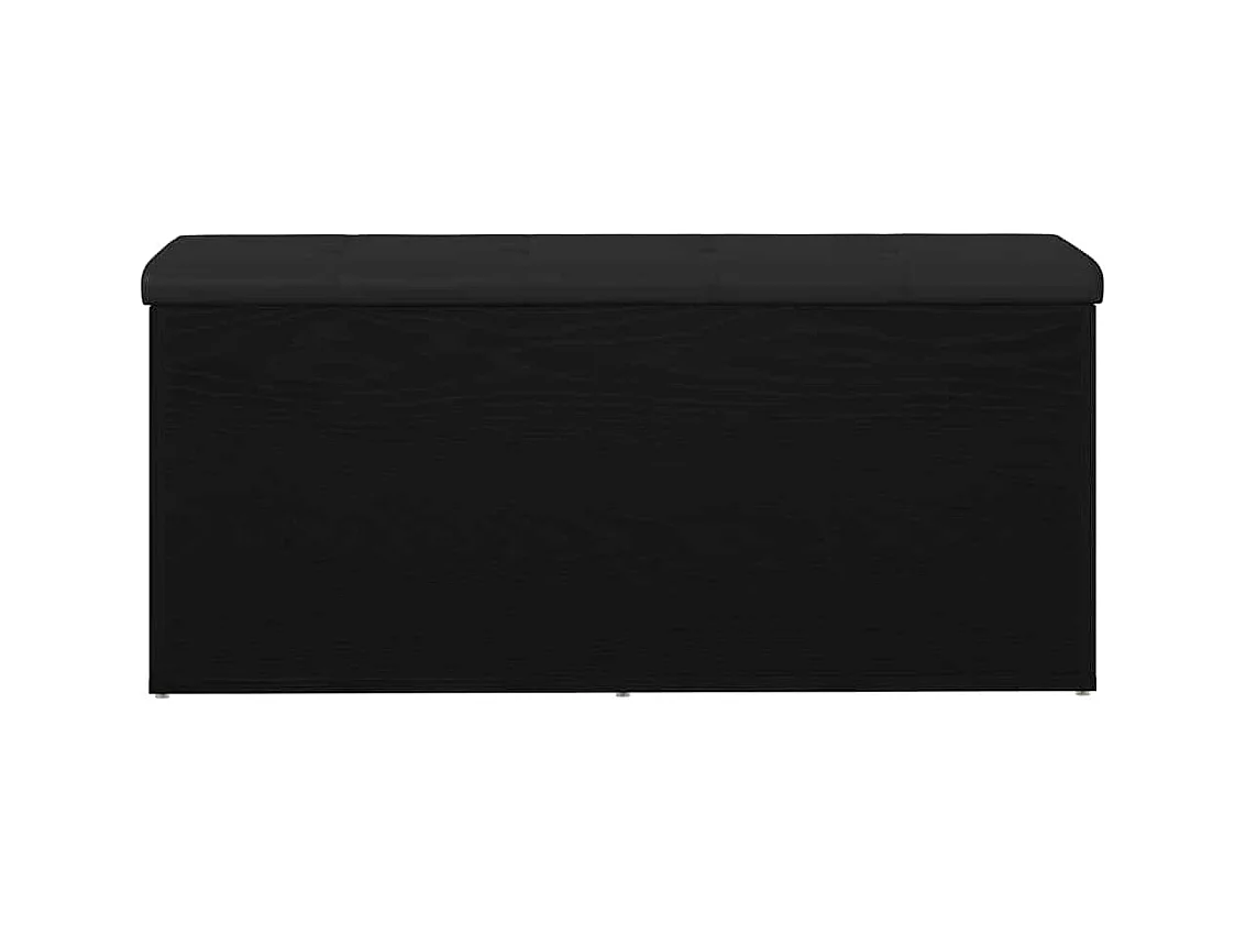 Banc de Rangement Chêne noir 102 x 42 x 45 cm Bois d'ingénierie