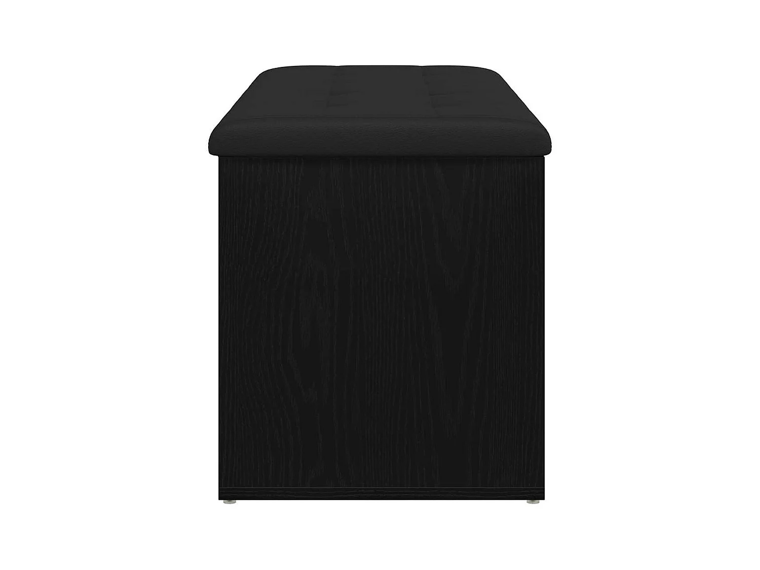 Banc de Rangement Chêne noir 102 x 42 x 45 cm Bois d'ingénierie