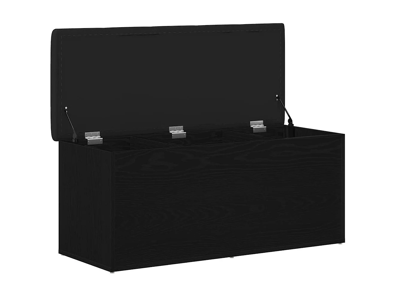 Banc de Rangement Chêne noir 102 x 42 x 45 cm Bois d'ingénierie